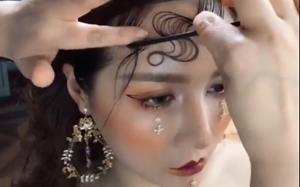 手推波刘海造型